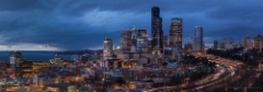 Seattle Dusk View from Beacon Hill To order a print please email me at  Mike Reid Photography : sunset, sunrise, seattle, northwest photography, dramatic, beautiful, washington, washington state photography, northwest images, seattle skyline, city of seattle, puget sound, aerial san juan islands, reid, mike reid photography