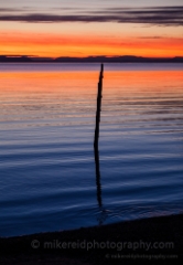 Birch Bay Lone Piling To order a print please email me at  Mike Reid Photography : sunset, sunrise, seattle, northwest photography, dramatic, beautiful, washington, washington state photography, northwest images, seattle skyline, city of seattle, puget sound, aerial san juan islands