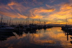 Shilshole Bay Marina Swirling Clouds To order a print please email me at  Mike Reid Photography