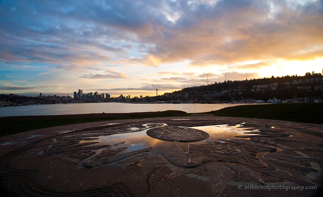 Gasworks Sunset Hill Pool Reflection