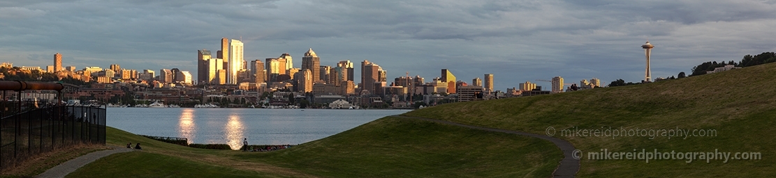 Gasworks Sunset Pano