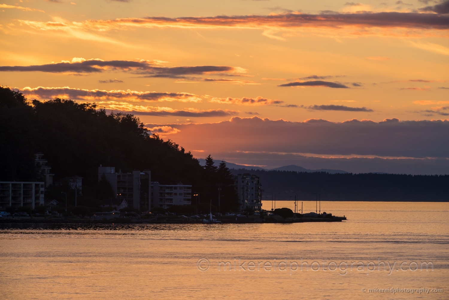 Seattle Photography Alki Point Sunset