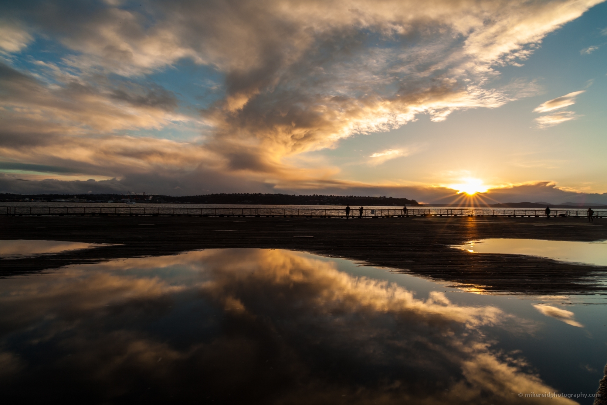 Seattle Pier 62 Sunset Sunstar