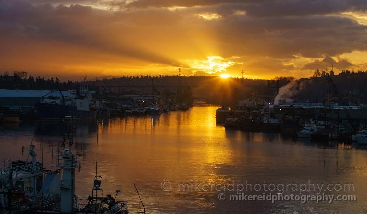 Seattle Ship Canal Sunrise