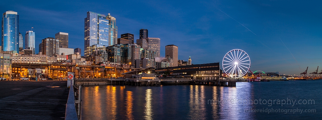 Seattle Waterfront Sunset