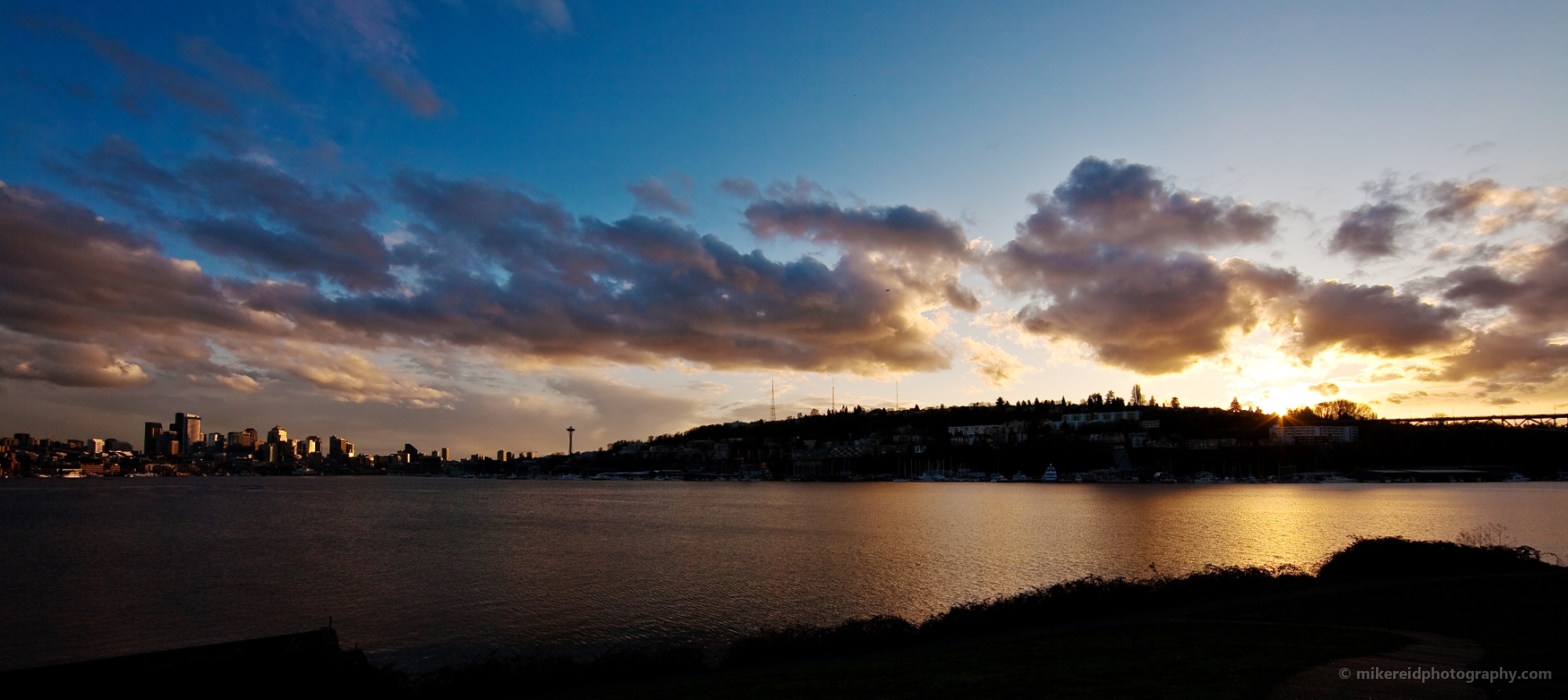 Wide Gasworks Sunset Vista