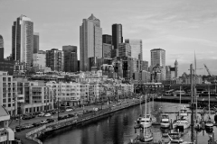 Black White Seattle Skyline To order a print please email me at  Mike Reid Photography : sunset, sunrise, seattle, northwest photography, dramatic, beautiful, washington, washington state photography, northwest images, seattle skyline, city of seattle, puget sound, aerial san juan islands