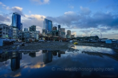 Seattle Photography City Reflection To order a print please email me at  Mike Reid Photography