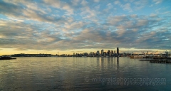 Wide Seattle Cloudscape To order a print please email me at  Mike Reid Photography