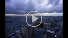 Rain Squal Moving into Seattle Weather Timelapse Video To order a print please email me at  Mike Reid Photography