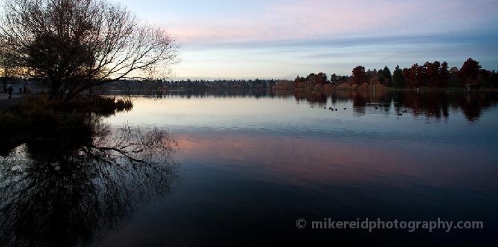 Calm Greenlake Sunset
