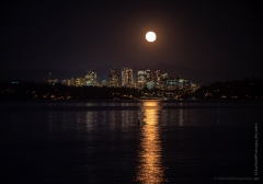 Moon Over Bellevue Reflection To order a print please email me at  Mike Reid Photography : sunset, sunrise, seattle, northwest photography, dramatic, beautiful, washington, washington state photography, northwest images, seattle skyline, city of seattle, puget sound, aerial san juan islands, moon, bellevue