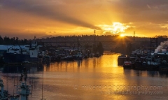 Seattle Ship Canal Sunrise Sunstar.jpg