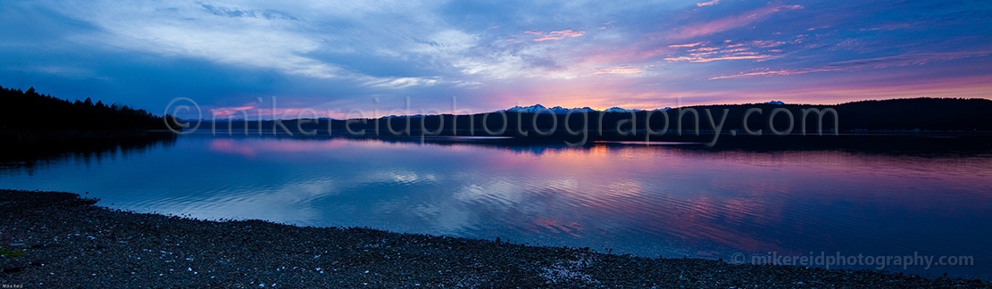 Hood Canal Sunset Pano 