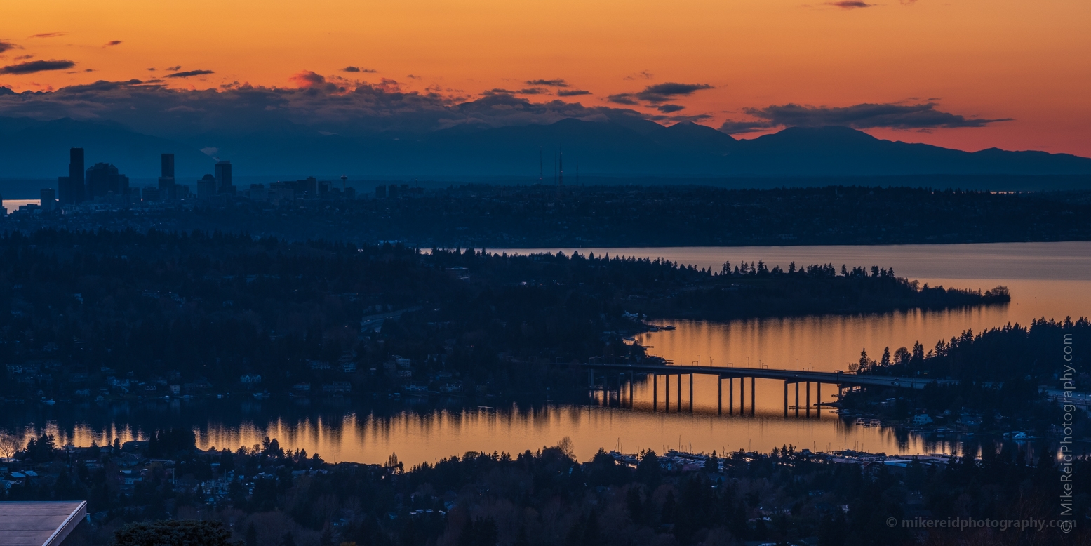 Lake Washington Sunset from Somerset 