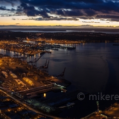 Monday Night Football Seattle To order a print please email me at  Mike Reid Photography : seattle, sky view observatory, svo, zeiss lenses, columbia center, urban, sunrise, fog, sunset, puget sound, elliott bay, space needle, northwest, washington, rainier