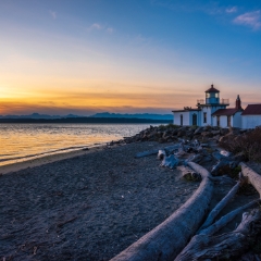 Seattle Photography Discovery Park Lighthouse To order a print please email me at  Mike Reid Photography : sunset, sunrise, seattle, northwest photography, dramatic, beautiful, washington, washington state photography, northwest images, seattle skyline, city of seattle, puget sound, aerial san juan islands