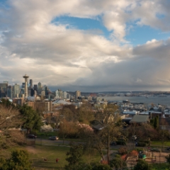 Seattle Clouds from Kerry Park To order a print please email me at  Mike Reid Photography : sunset, sunrise, seattle, northwest photography, dramatic, beautiful, washington, washington state photography, northwest images, seattle skyline, city of seattle, puget sound, kerry park