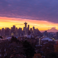 Seattle Kerry Park Photography Sunrise Curve.jpg To order a print please email me at  Mike Reid Photography : sunset, sunrise, seattle, northwest photography, dramatic, beautiful, washington, washington state photography, northwest images, seattle skyline, city of seattle, puget sound, aerial san juan islands
