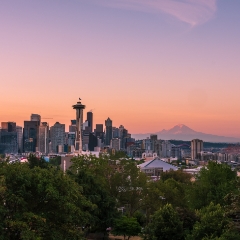 Seattle Photography Kerry Park Sunrise To order a print please email me at  Mike Reid Photography
