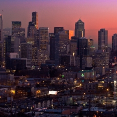 Seattle Winter Cityscape.jpg To order a print please email me at  Mike Reid Photography : sunset, sunrise, seattle, northwest photography, dramatic, beautiful, washington, washington state photography, northwest images, seattle skyline, city of seattle, puget sound, aerial san juan islands, reid, mike reid photography
