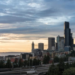 Seattle Photography On rizal Bridge City View To order a print please email me at  Mike Reid Photography : sunset, sunrise, seattle, northwest photography, dramatic, beautiful, washington, washington state photography, northwest images, seattle skyline, city of seattle, puget sound, aerial san juan islands, reid, mike reid photography