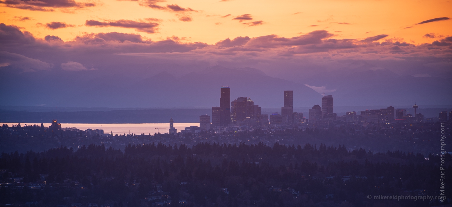 Seattle Sunset from Somerset 