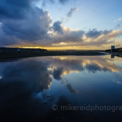 Seattle Photography City Clouds Reflection To order a print please email me at  Mike Reid Photography
