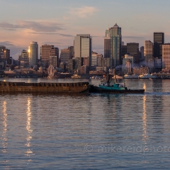 Seattle Photography Working Harbor at Dusk with Tug To order a print please email me at  Mike Reid Photography : sunset, sunrise, seattle, northwest photography, dramatic, beautiful, washington, washington state photography, northwest images, seattle skyline, city of seattle, puget sound, aerial san juan islands