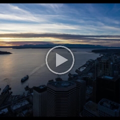 16mm Seattle Sunset Timelapse To order a print please email me at  Mike Reid Photography