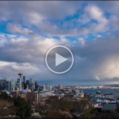Clouds Across Seattle Timelapse Video To order a print please email me at  Mike Reid Photography