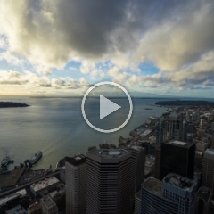 Seattle Dusk Cloudscape Timelapse To order a print please email me at  Mike Reid Photography
