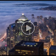 Seattle Fog Moving In Time Lapse To order a print please email me at  Mike Reid Photography