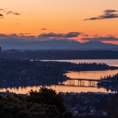 Lake Washington Sunset from Somerset Panorama To order a print please email me at  Mike Reid Photography : sunset, sunrise, seattle, northwest photography, dramatic, beautiful, washington, washington state photography, northwest images, seattle skyline, city of seattle, puget sound, aerial san juan islands