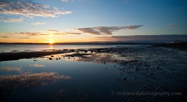 Tidepool Sunset Reflection