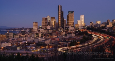 Seattle Photography City Sunrise From Rizal Park