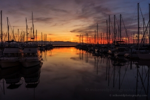 Seattle Photography Shilshole Marina Sunset Skies