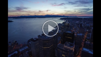 Elliott Bay Sunset Columbia Center Timelapse.mp4