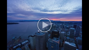 Seattle Sunset Timelapse from the Sky View Observatory.mp4 These are time lapse videos I have created of incredible weather above #Seattle from the Columbia Centers Sky View Observatory.