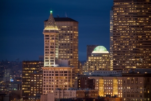 Smith Tower Closeup