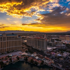 Vegas Photography North Strip Sunset To order a print please email me at  Mike Reid Photography : las vegas, vegas, aerial photography, vegas photography, sunset photography, nevada, reno, casino, city, urban, night photography, bellagio, fuji gfx50s