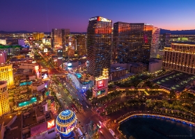 Vegas Photography South Strip Dusk Lights