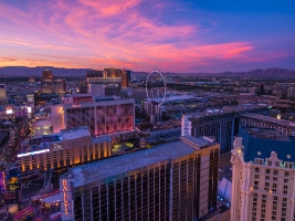 Vegas Photography View From the Eiffel Tower