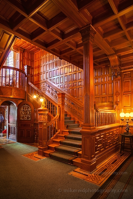 Craigdarroch Castle Entrance and Stairwell