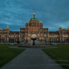 BC Government Buildings Dusk Lights To order a print please email me at  Mike Reid Photography : Craigdarroch Castle, buchart gardens, victoria, british columbia, gardens, castle, empress hotel, victoria harbor, queen victoria