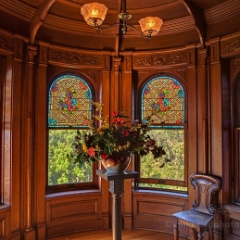 Craigdarroch Castle Stained Glass Room To order a print please email me at  Mike Reid Photography : Craigdarroch Castle, buchart gardens, victoria, british columbia, gardens, castle, empress hotel, victoria harbor, queen victoria