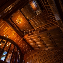 Craigdarroch Castle Stairwell Maze To order a print please email me at  Mike Reid Photography : Craigdarroch Castle, buchart gardens, victoria, british columbia, gardens, castle, empress hotel, victoria harbor, queen victoria