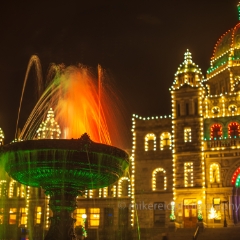 Victoria BC Victoria Parliament and Fountain Christmas Lights.jpg To order a print please email me at  Mike Reid Photography : butchart gardens, gfx100s, Craigdarroch Castle, buchart gardens, victoria, british columbia, gardens, castle, empress hotel, victoria harbor, queen victoria