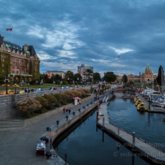 Victoria Harbor Dusk To order a print please email me at  Mike Reid Photography : Craigdarroch Castle, buchart gardens, victoria, british columbia, gardens, castle, empress hotel, victoria harbor, queen victoria