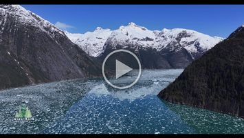 Over Alaska Le Conte Bay and Glacier Video.mp4